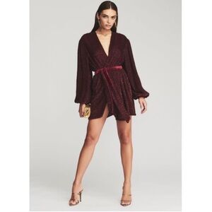 NWT Retrofete Gabrielle Sequin Mini Dress
